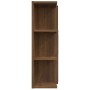 Armario con espejo baño madera marrón roble 80x20,5x64 cm de vidaXL, Tocadores de baño - Ref: Foro24-815524, Precio: 81,30 €,...