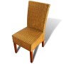 Dining chairs 4 units natural brown rattan by vidaXL, dining chairs - Ref: Foro24-274204, Price: 518,99 €, Discount: %