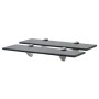 Floating shelves 2 units glass 8 mm 40x10 cm by vidaXL, Shelves and shelves - Ref: Foro24-3051503, Price: 23,33 €, Discount: %