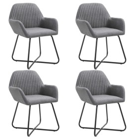 Dining chairs 4 units dark gray fabric by vidaXL, dining chairs - Ref: Foro24-277096, Price: 404,60 €, Discount: %