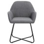 Dining chairs 4 units dark gray fabric by vidaXL, dining chairs - Ref: Foro24-277096, Price: 378,67 €, Discount: %