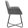 Sillas de comedor 4 unidades tela gris oscuro de vidaXL, Sillas de comedor - Ref: Foro24-277096, Precio: 377,99 €, Descuento: %