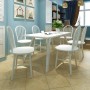 Dining chairs 6 units solid white rubber wood by vidaXL, dining chairs - Ref: Foro24-272090, Price: 430,77 €, Discount: %