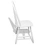 Dining chairs 6 units solid white rubber wood by vidaXL, dining chairs - Ref: Foro24-272090, Price: 430,77 €, Discount: %