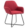 Dining chairs 4 units of red wine-colored fabric by vidaXL, dining chairs - Ref: Foro24-277110, Price: 377,54 €, Discount: %