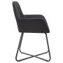 Dining chairs 4 units of black fabric by vidaXL, dining chairs - Ref: Foro24-277106, Price: 352,15 €, Discount: %