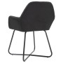 Dining chairs 4 units of black fabric by vidaXL, dining chairs - Ref: Foro24-277106, Price: 352,15 €, Discount: %