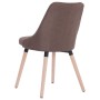 Dining chairs 6 units brown fabric by vidaXL, dining chairs - Ref: Foro24-277022, Price: 328,21 €, Discount: %