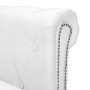 Sofá Chesterfield en forma L cuero artificial blanco de vidaXL, Sofás - Ref: Foro24-275225, Precio: 599,00 €, Descuento: %