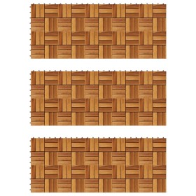 Baldosas de porche 30x30 cm acacia 30 piezas de vidaXL, Suelos y moquetas - Ref: Foro24-271793, Precio: 111,99 €, Descuento: %