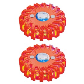 ProPlus Warning discs with 16 LEDs 2 units orange by ProPlus, Road and traffic signs - Ref: Foro24-276224, Price: 27,99 €, Di...