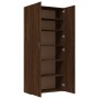 Brown oak plywood shoe rack furniture 80x35.5x180cm by vidaXL, Shoe racks and shoe organizers - Ref: Foro24-815278, Price: 16...