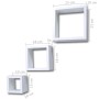 Estantería de cubos para pared 6 unidades blanco de vidaXL, Estantes y estanterías - Ref: Foro24-275973, Precio: 56,88 €, Des...