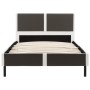 Cama con colchón viscoelástico cuero sintético 90x200 cm de vidaXL, Camas y somieres - Ref: Foro24-277520, Precio: 307,26 €, ...