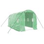 Green steel structure greenhouse 8 m² 4x2x2 m by vidaXL, Greenhouses - Ref: Foro24-3188017, Price: 142,96 €, Discount: %