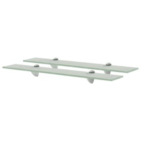 Floating shelves 2 units glass 8 mm 60x20 cm by vidaXL, Shelves and shelves - Ref: Foro24-3051537, Price: 41,04 €, Discount: %