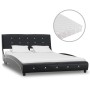 Bed with black synthetic leather mattress 120x200 cm by vidaXL, Beds and slatted bases - Ref: Foro24-277575, Price: 390,37 €,...