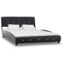 Bed with black synthetic leather mattress 120x200 cm by vidaXL, Beds and slatted bases - Ref: Foro24-277575, Price: 390,37 €,...