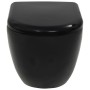 Wall-hung toilet with hidden black ceramic cistern by vidaXL, Bathrooms - Ref: Foro24-275792, Price: 295,82 €, Discount: %