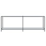 Mesa consola vidrio templado blanco 220x35x75,5 cm de vidaXL, Mesas auxiliares - Ref: Foro24-331712, Precio: 132,99 €, Descue...