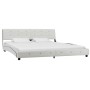 Cama con colchón cuero sintético blanco 180x200 cm de vidaXL, Camas y somieres - Ref: Foro24-277573, Precio: 459,42 €, Descue...