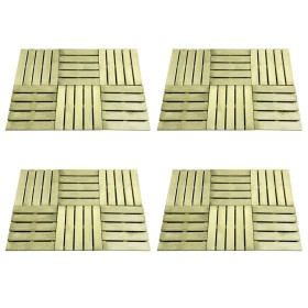 Porch tile 24 units green wood 50x50 cm by vidaXL, Floors and carpets - Ref: Foro24-276432, Price: 242,74 €, Discount: %