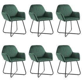 Dining chairs 6 units of green velvet by vidaXL, dining chairs - Ref: Foro24-277008, Price: 627,46 €, Discount: %