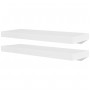 Estantes de pared 4 unidades blanco 60 cm de vidaXL, Estantes y estanterías - Ref: Foro24-275997, Precio: 67,69 €, Descuento: %