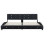 Cama con colchón viscoelástico cuero sintético negro 180x200 cm de vidaXL, Camas y somieres - Ref: Foro24-277563, Precio: 476...