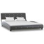 Bed with gray synthetic leather mattress 140x200 cm by vidaXL, Beds and slatted bases - Ref: Foro24-277581, Price: 393,82 €, ...