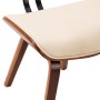 Dining chairs, 6 units, curved wood and synthetic leather by vidaXL, dining chairs - Ref: Foro24-278717, Price: 734,45 €, Dis...