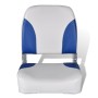 2x Asiento barco respaldo plegable cojín azul blanco 41x36x48cm de vidaXL, Piezas para veleros - Ref: Foro24-279103, Precio: ...