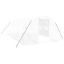 Greenhouse with white steel structure 18 m² 6x3x2 m by vidaXL, Greenhouses - Ref: Foro24-3188051, Price: 258,90 €, Discount: %