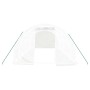 Greenhouse with white steel structure 18 m² 6x3x2 m by vidaXL, Greenhouses - Ref: Foro24-3188051, Price: 258,90 €, Discount: %