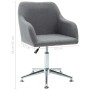 Swivel dining chairs 6 units light gray fabric by vidaXL, dining chairs - Ref: Foro24-278428, Price: 365,63 €, Discount: %