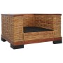 2-Piece Brown Natural Rattan Sofa Set with Cushions by vidaXL, Sofas - Ref: Foro24-278618, Price: 773,43 €, Discount: %