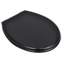 Toilet Seats with Soft Close Lids 2 Pcs Black MDF by vidaXL, Toilet and bidet seats - Ref: Foro24-275905, Price: 69,99 €, Dis...