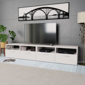 Engineered wood TV stand, 2 units, white by vidaXL, TV Furniture - Ref: Foro24-275110, Price: 129,45 €, Discount: %