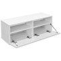 Engineered wood TV stand, 2 units, white by vidaXL, TV Furniture - Ref: Foro24-275110, Price: 129,66 €, Discount: %