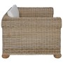 3-Piece Sofa Set with Natural Rattan Cushions by vidaXL, Sofas - Ref: Foro24-278603, Price: 1,00 €, Discount: %