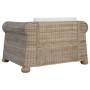 3-Piece Sofa Set with Natural Rattan Cushions by vidaXL, Sofas - Ref: Foro24-278603, Price: 1,00 €, Discount: %