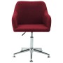 Swivel dining chairs 4 units red wine fabric by vidaXL, dining chairs - Ref: Foro24-278443, Price: 244,77 €, Discount: %