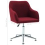 Swivel dining chairs 4 units red wine fabric by vidaXL, dining chairs - Ref: Foro24-278443, Price: 244,77 €, Discount: %