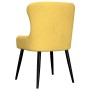 Sillas de comedor 4 unidades tela amarillo de vidaXL, Sillas de comedor - Ref: Foro24-278810, Precio: 305,99 €, Descuento: %