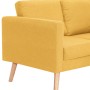 Conjunto de sofás 2 piezas tela amarillo de vidaXL, Sofás - Ref: Foro24-276856, Precio: 634,68 €, Descuento: %