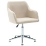 Swivel dining chairs, 6 units, cream fabric. by vidaXL, dining chairs - Ref: Foro24-278432, Price: 365,99 €, Discount: %