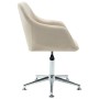 Swivel dining chairs, 6 units, cream fabric. by vidaXL, dining chairs - Ref: Foro24-278432, Price: 365,99 €, Discount: %