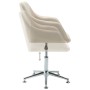 Swivel dining chairs, 6 units, cream fabric. by vidaXL, dining chairs - Ref: Foro24-278432, Price: 365,99 €, Discount: %