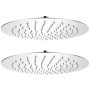 Rain effect shower head 2 pcs stainless steel Ø 25 cm by vidaXL, shower heads - Ref: Foro24-275935, Price: 40,72 €, Discount: %