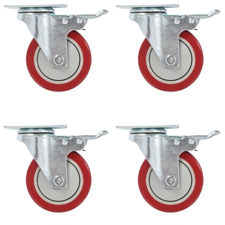 Swivel wheels 12 units 100 mm by vidaXL, Material handling - Ref: Foro24-278092, Price: 75,42 €, Discount: %